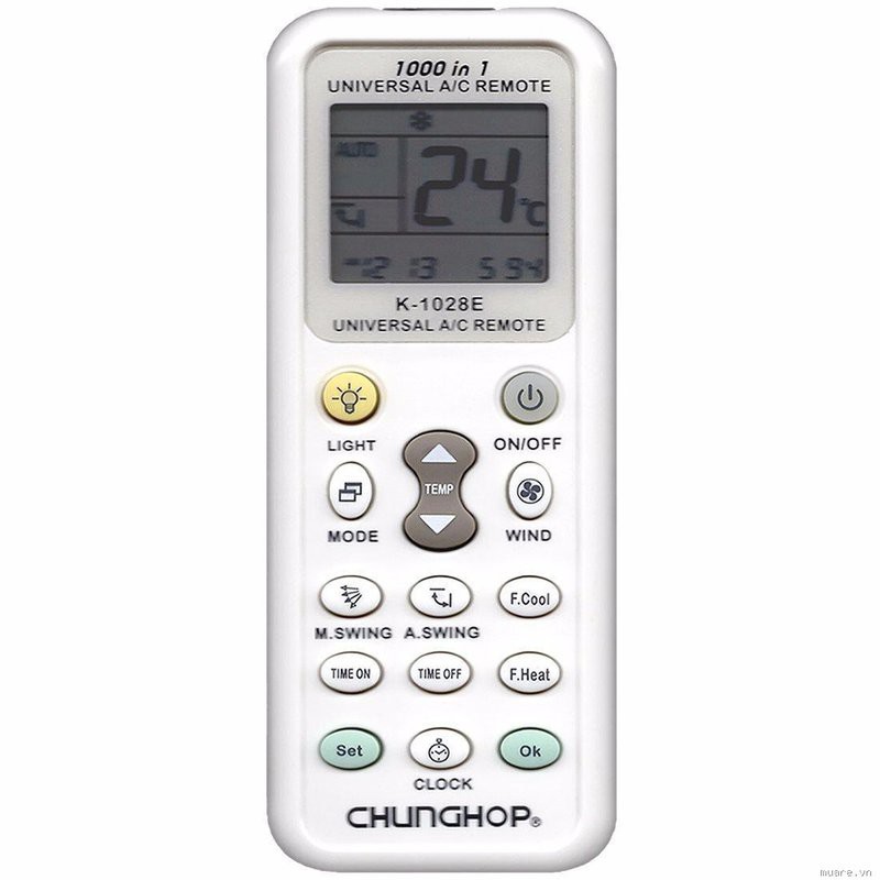 REMOTE TẤT CẢ  MÁY LẠNH CHUNGHOP