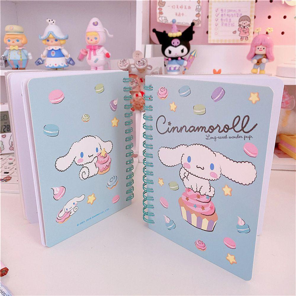 Sổ Tay Khổ A6 Họa Tiết Hoạt Hình Mymelody Kuromi Dễ Thương Bắt Mắt