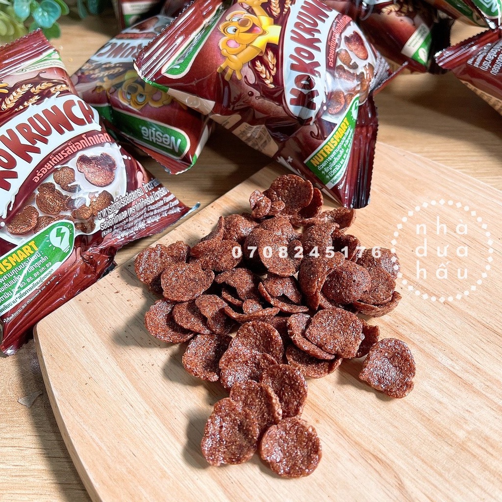 Một gói bánh snack milo hình viên/ gấu nâu Koko Krunch Thái Lan gói nhỏ 15g