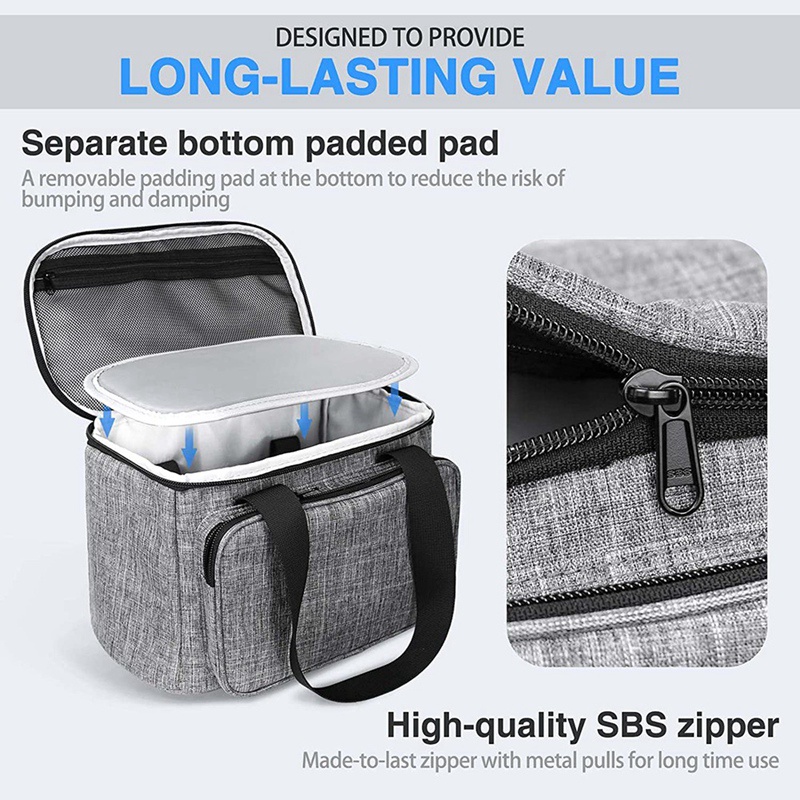 Túi Tote Đựng Cốc Dạng Nhấn Gọn Nhẹ Di Động Tiện Dụng Mang Theo Du Lịch