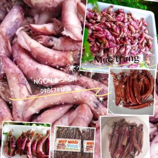 [ 500Gram ] Mực Trứng Hấp | Mực Muối ( Size trung )