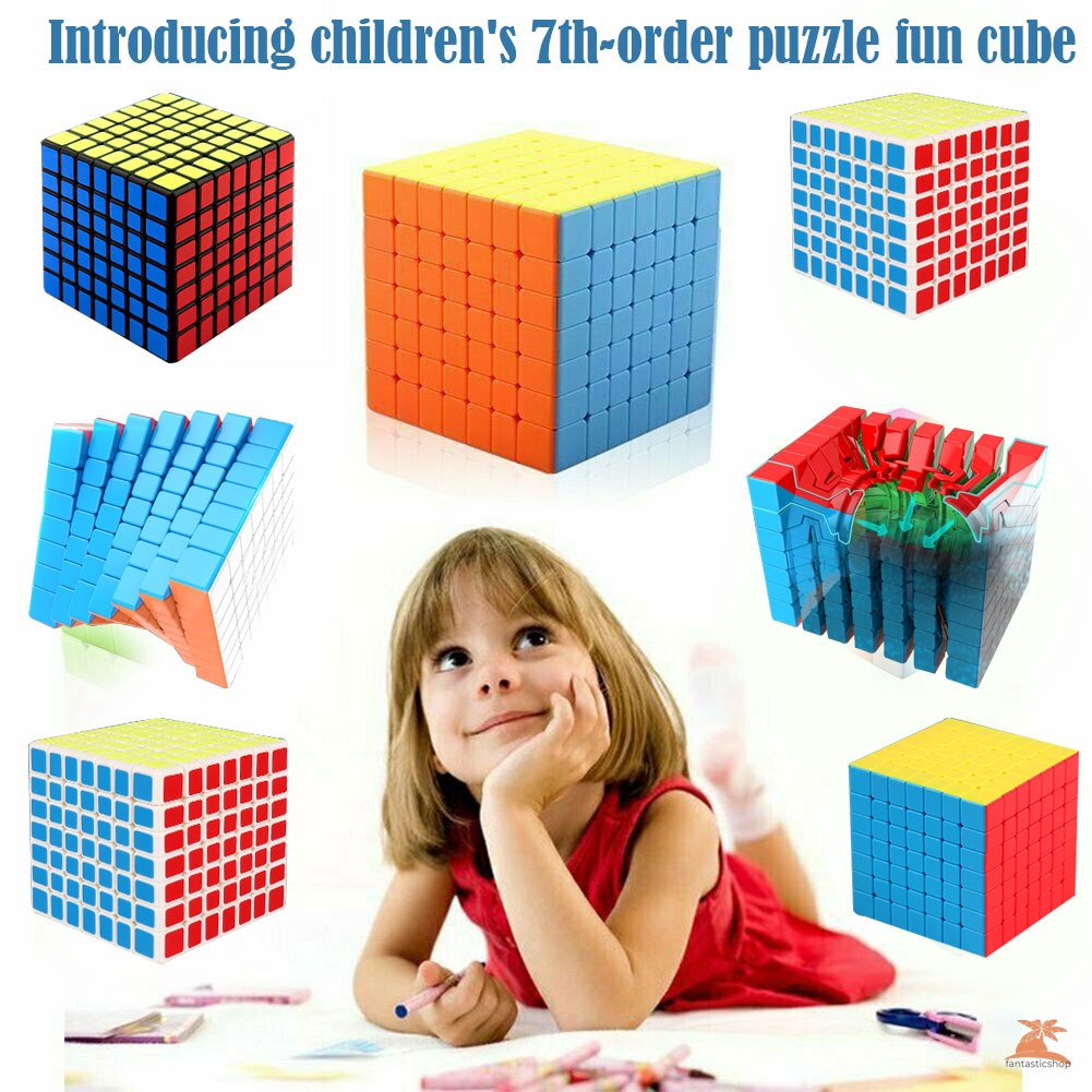 Khối Rubik 7x7 Đồ Chơi Rèn Luyện Trí Não Cho Bé