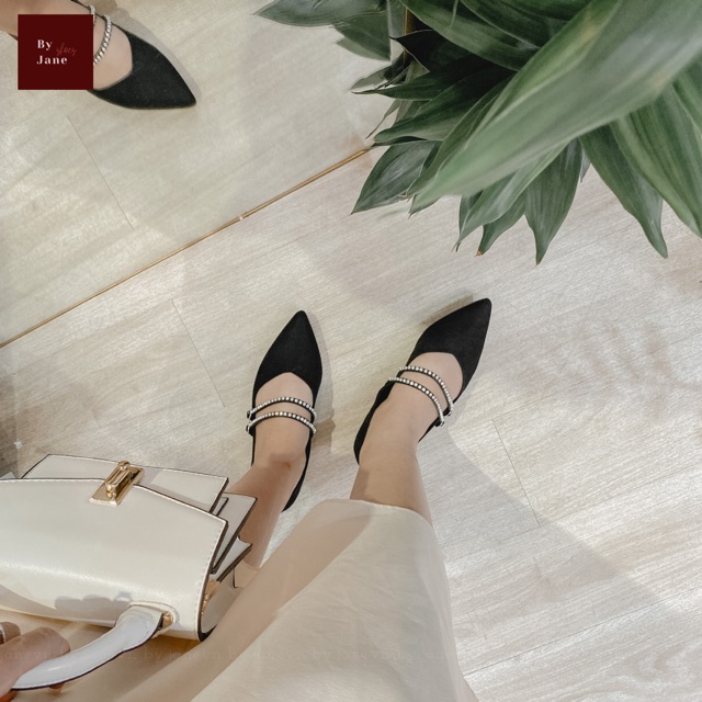 Giày bệt quai đá Fleur - shoes By Jane