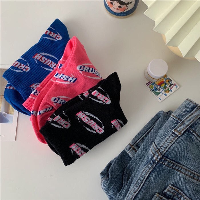 Vớ WAFNHA D119 phong cách Hàn Quốc xinh xắn dành cho nữ với nhiều màu tùy chọn