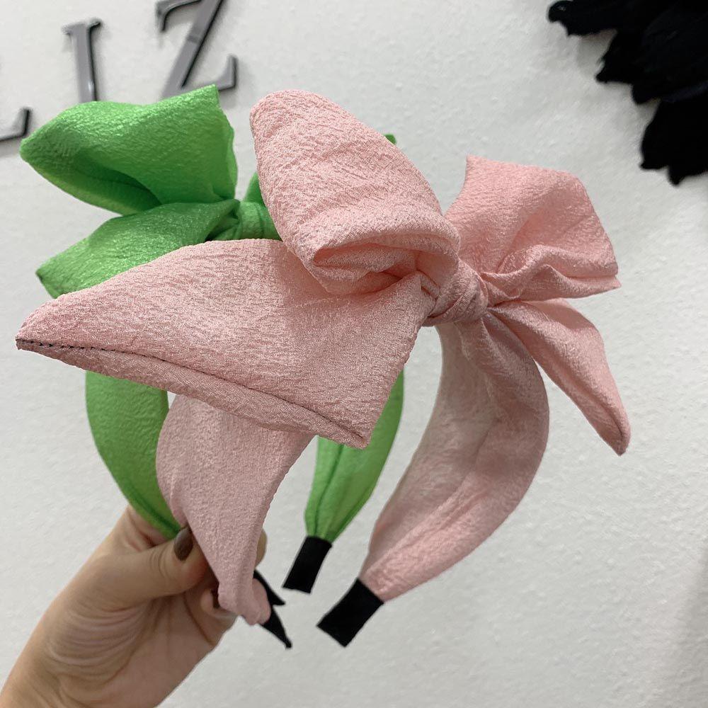 Băng Đô Cài Tóc 15H Bản Rộng Không Trượt Màu Sắc Ngọt Ngào Phong Cách Vintage Cho Nữ