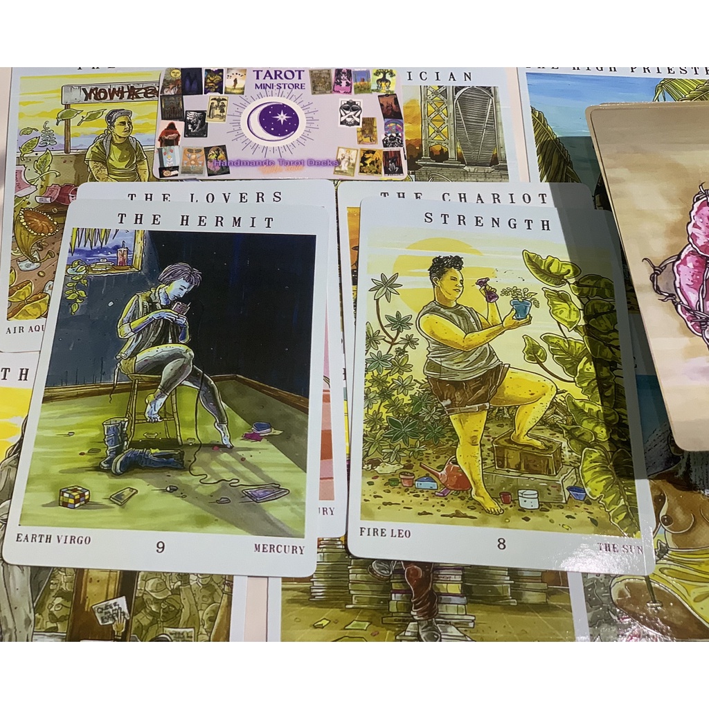 Bộ bài Next Word Tarot size gốc siêu to 10x15cm