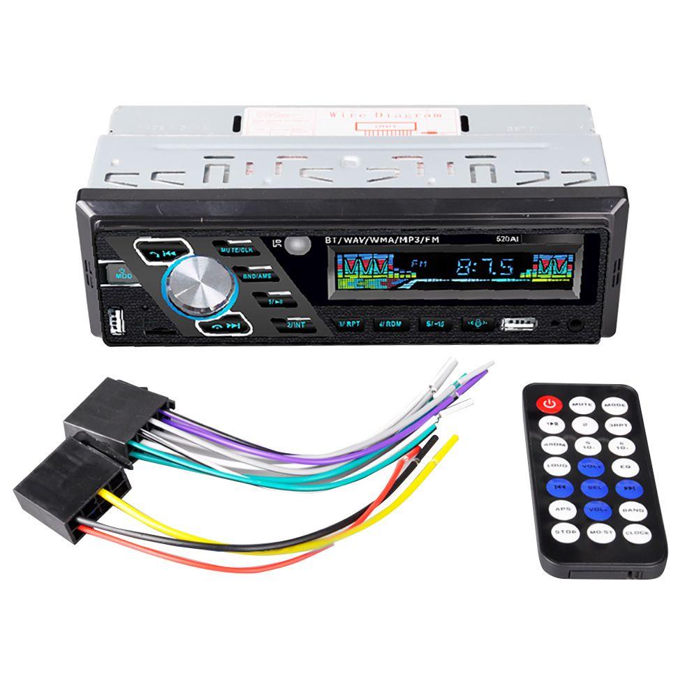 MYRONGVN Máy Phát MP3 12V FM / USB / AUX Âm Thanh Nổi Tích Hợp Bảng Điều Khiển Dành Cho Xe Hơi