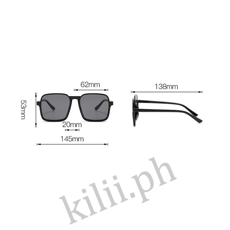 Kính Mát Thời Trang Hàn Quốc Gọng Kim Loại Chống Tia UV400