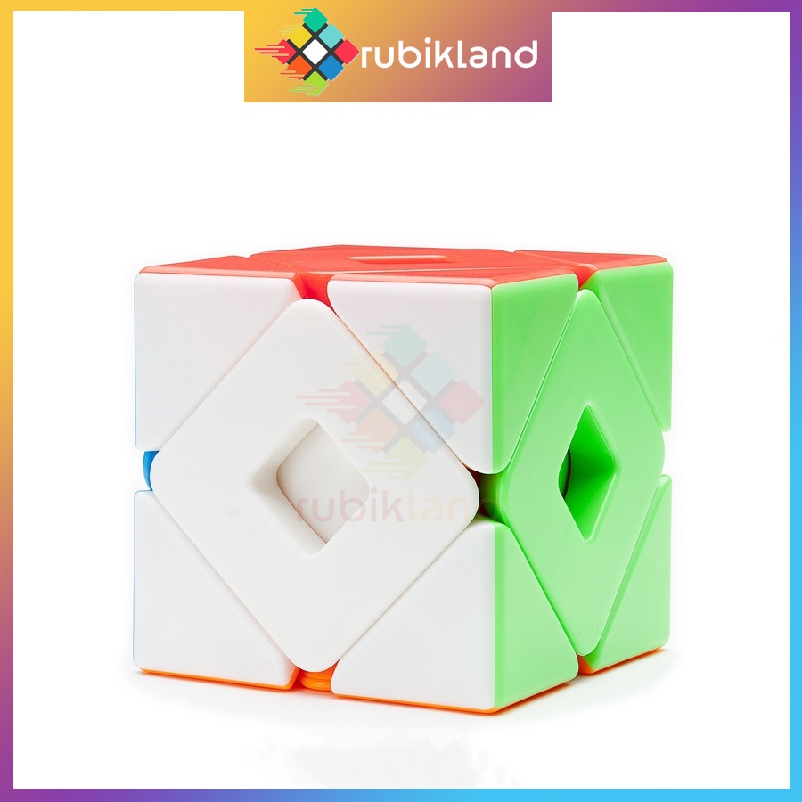 Rubik Biến Thể Moyu MeiLong Double Skewb Stickerless MFJS Rubic Biến Thể Skewb Đồ Chơi Trí Tuệ Trẻ Em