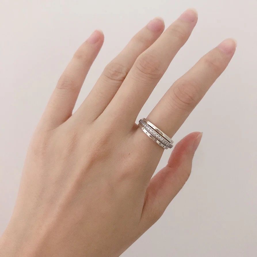 Nhẫn Đính Hôn Bạc 925 Đính Đá Cz Pandora