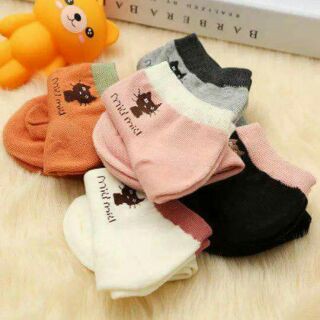 Set 5 đôi tất cổ ngắn Miu cho chị em