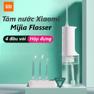 🔝 Bộ Máy tăm nước Xiaomi Mijia Flosser - kèm 4 đầu - Bình xịt vệ sinh răng miệng Xiaomi Mijia Flosser 2020