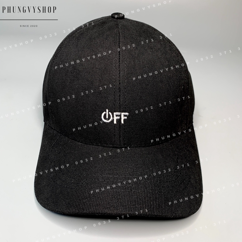 Mũ LƯỠI TRAI NHUNG unisex NAM NỮ- Thêu “OFF” - nón kết