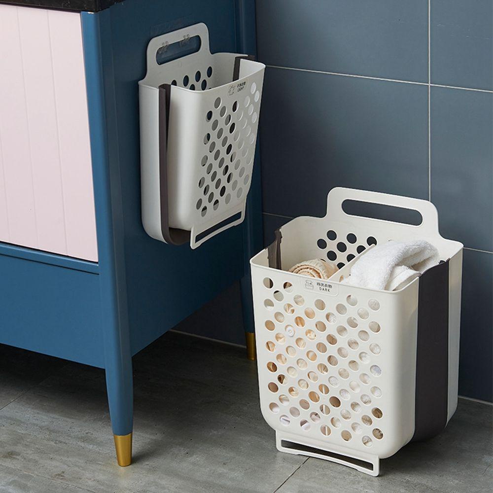 Giỏ Đựng Đồ Giặt Gắn Tường Sức Chứa Lớn Không Cần Đục Lỗ