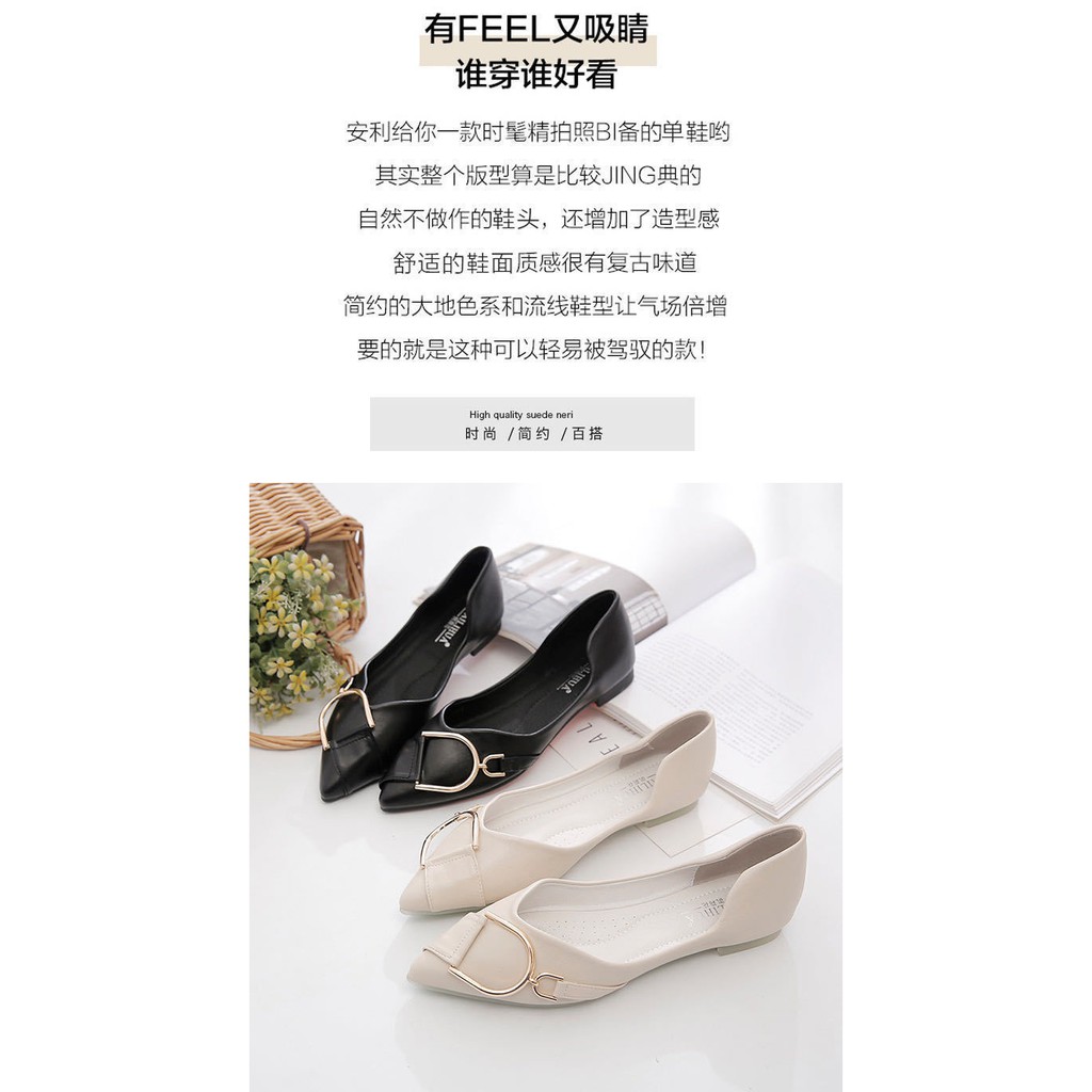 Giày Búp Bê Nữ Mũi Nhọn Thời Trang 2021 | BigBuy360 - bigbuy360.vn