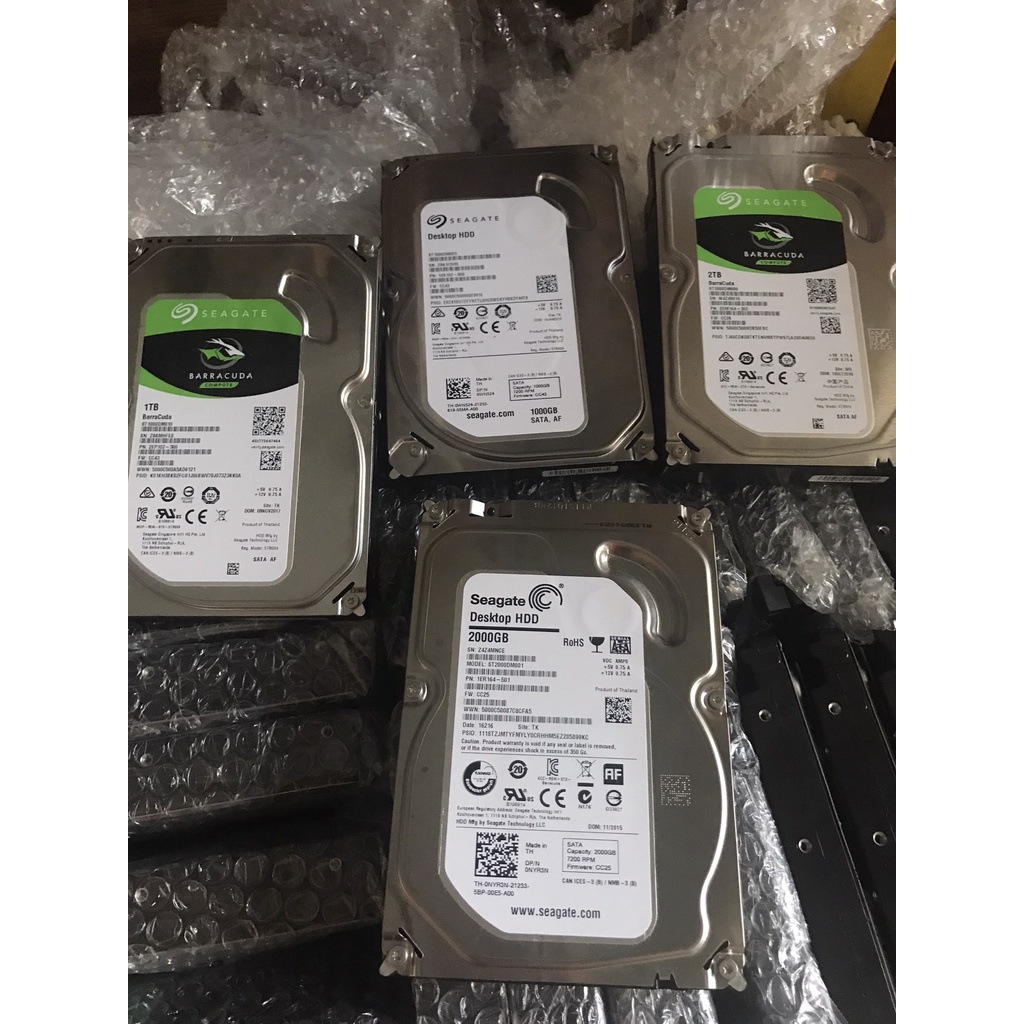 Ổ Cứng HDD  1TB 2TB 500gb Sata 3  7200rpm BH 1 Tháng