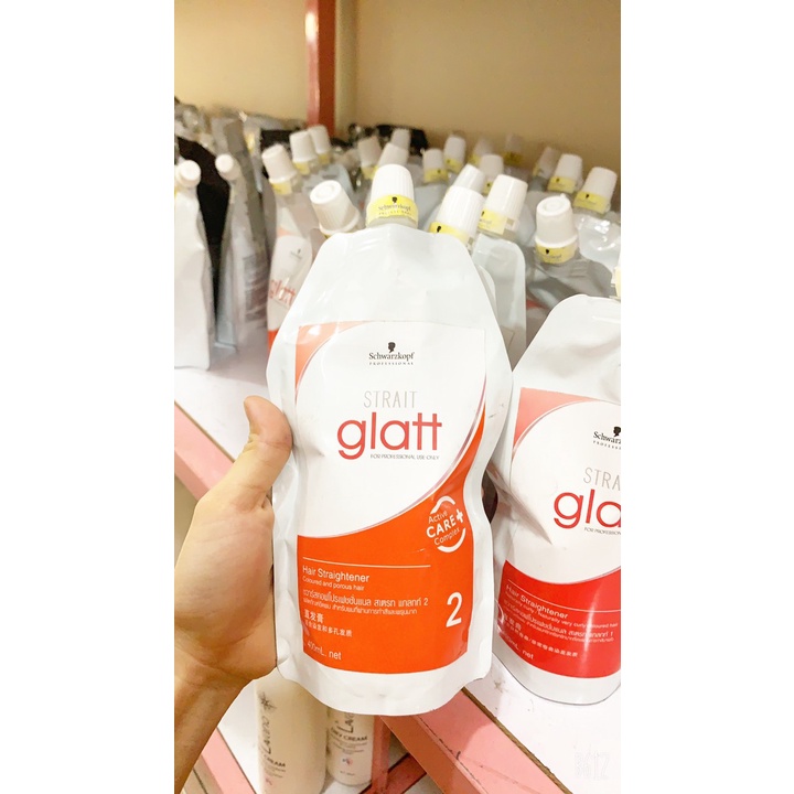 Kem uốn duỗi tóc Schwarzkopf Glatt 400ml SỐ 2 DÀNH CHO TÓC YẾU