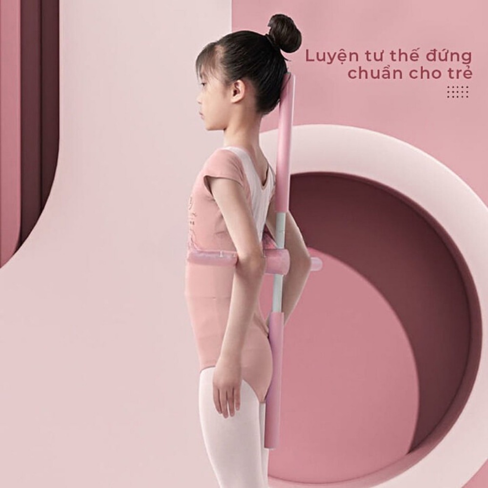 Dụng Cụ Phục Hồi Cột Sống,Gậy Tập Lưng, Vai, Chống Gù, Uốn Thẳng Lưng,Tập Yoga Bằng Thép Không Gỉ
