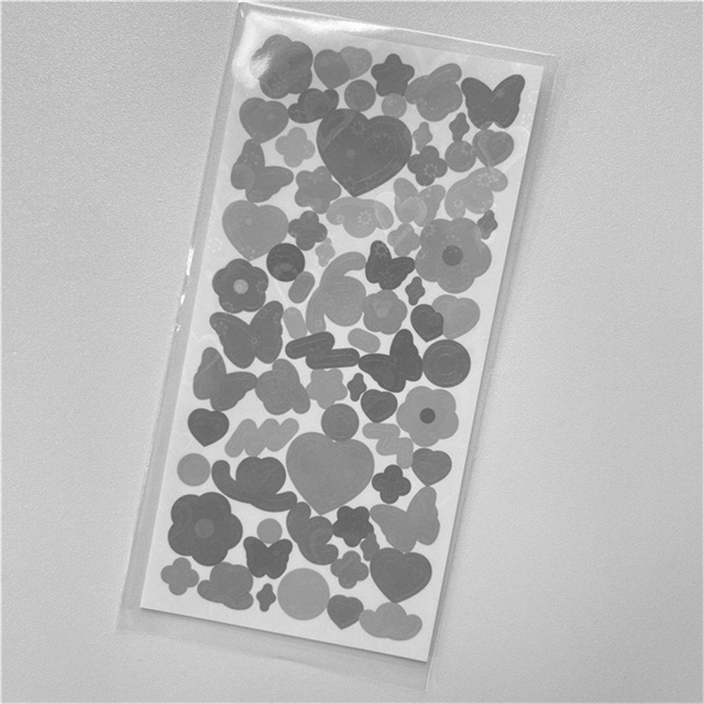 Sticker Dán Tường Họa Tiết Hoa Và Bướm Phong Cách Hàn Quốc Dùng Trang Trí Sổ Tay DIY
