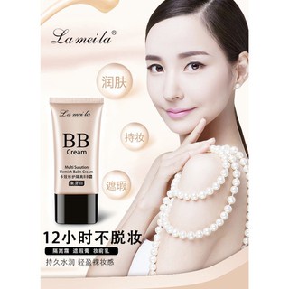 Kem nền che khuyết điểm dạng tuýp trang điểm tự nhiên Lameila BB Cream nội địa Trung
