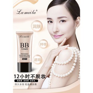 Kem nền che khuyết điểm dạng tuýp trang điểm tự nhiên Lameila BB Cream nội địa Trung