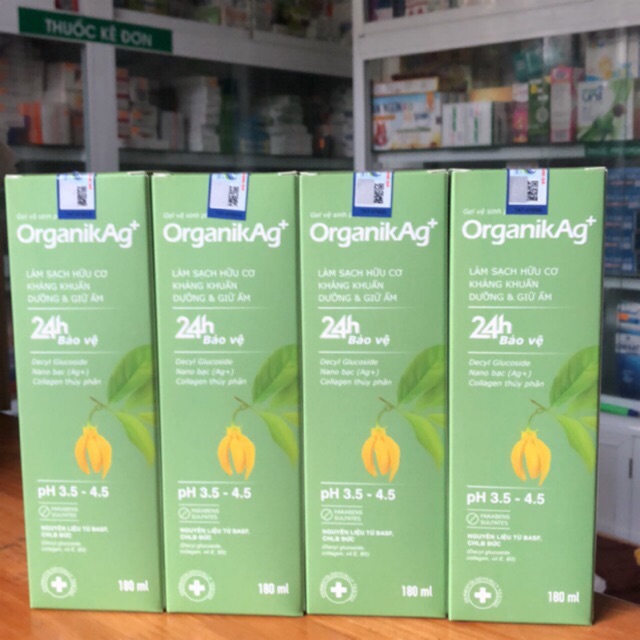 Dung dịch vệ sinh OrganikAg-Làm sạch,dưỡng và giữ ẩm