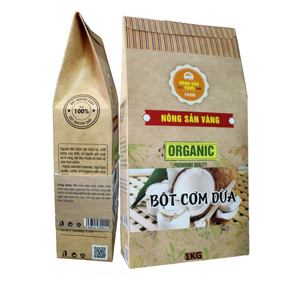 [Hot] Bột Cơm Dừa làm Đẹp 1kg - Nông sản vàng