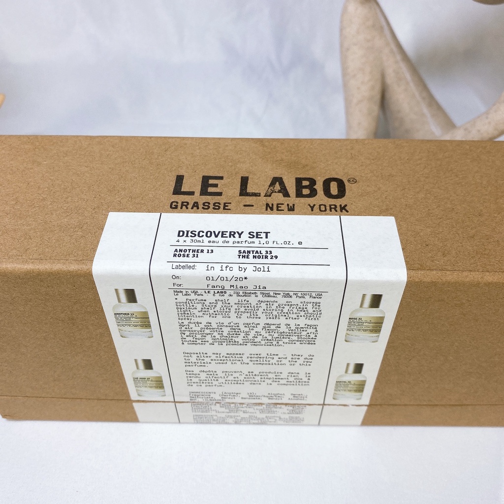 Bộ nước hoa le labo 4 13-29-31-33 30ml kèm vòi tiện lợi