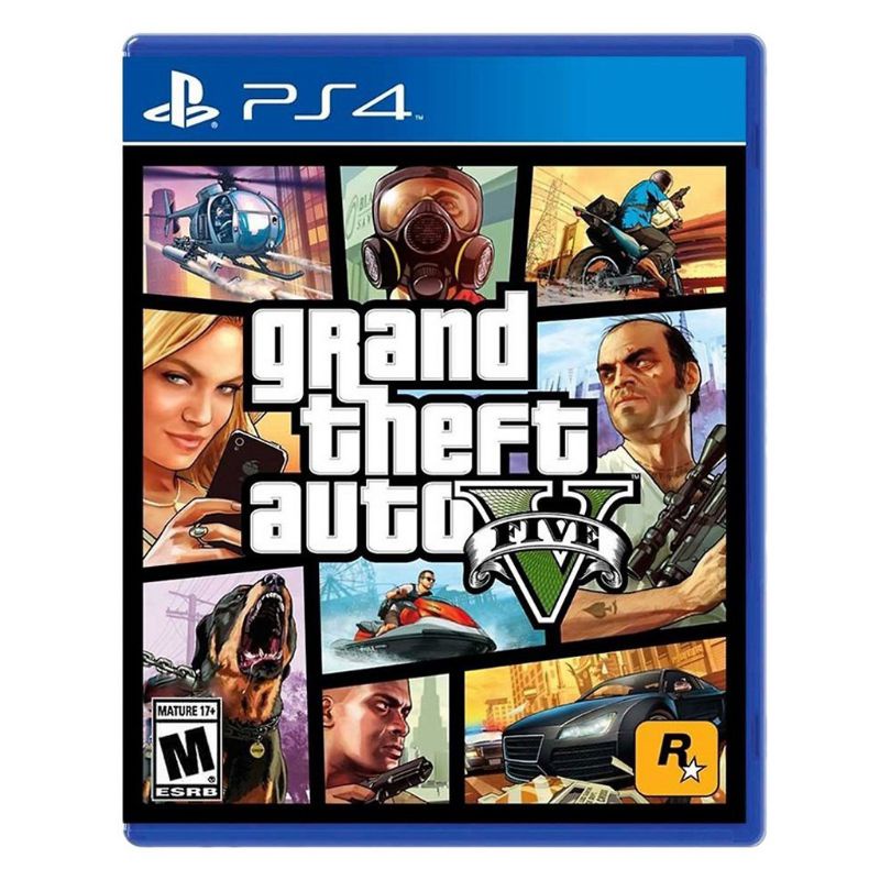 Đĩa Game PS4 : Grand Theft Auto 5 GTA5