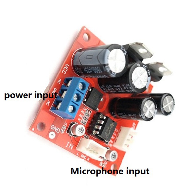 NE5532 Preamplifier Board Vinyl Record Player MM MC Phono Preamplifier Preamp Board NE5532 OP Amp Dual AC 5-16V