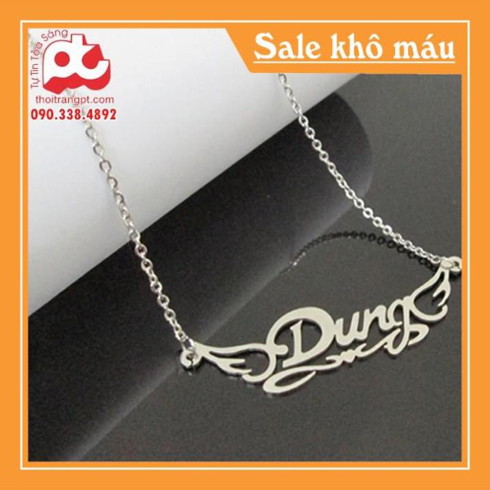 [ Siêu SALE ] Dây chuyền theo tên inox