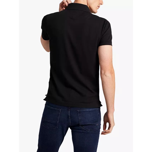Áo Thun Polo Nam Tommy Tay Ngắn có cổ vải cá sấu cotton gai mềm mịn Trắng Đen Xanh navy Trơn - Modife Shop