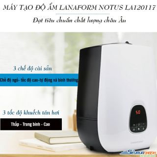 Máy tạo ẩm lanaform notus la120117 nhập khẩu từ bỉ