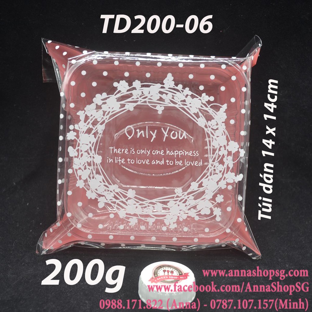 TÚI DÁN BÁNH 200g TD200-06 (100c)