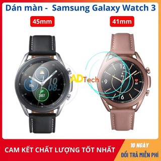 Cường lực Samsung Galaxy Watch 3 bản 41mm và 45mm, dán màn hình đồng hồ Samsung Galaxy Watch 3 đi kèm bộ vệ sinh màn