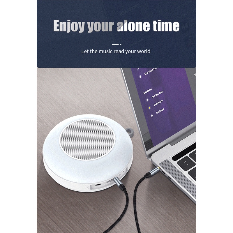 Dây Cáp Âm Thanh Nối Dài Jack Cắm 3.5MM Cho Loa / Laptop / Xe Hơi