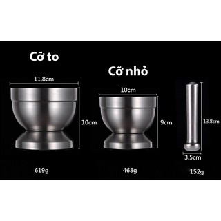 Chày cối inox