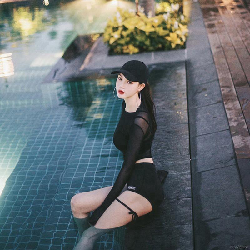 Đồ bơi lưới chất liệu co giãn thiết kế xẻ quyến rũ | BigBuy360 - bigbuy360.vn