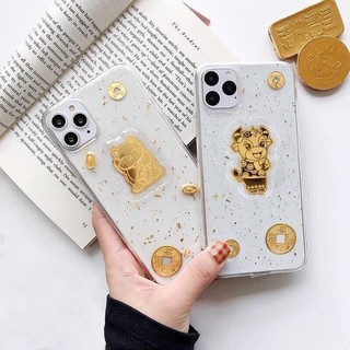 Ốp lưng mèo thần tài, trâu thần tài.