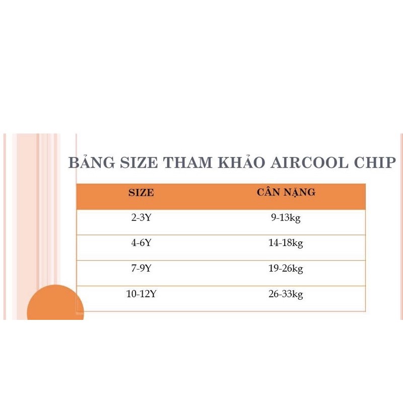 Set 3 quần chip đùi Aircool cho bé gái