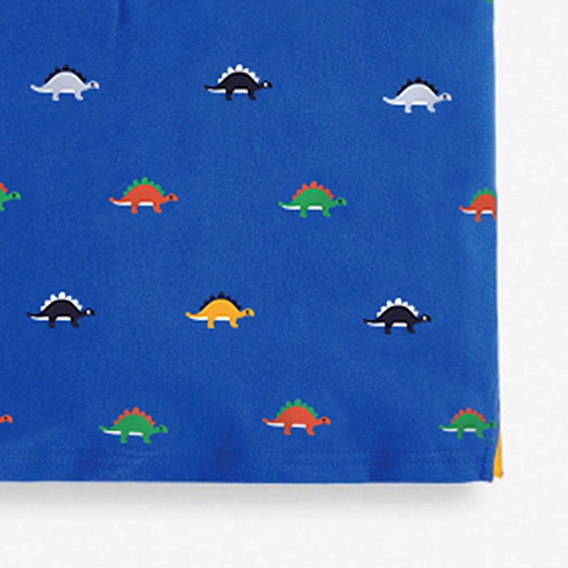 Áo thun hè cotton cổ polo khủng long cho bé trai LM51885 2-8 tuổi Mẫu mới 2022 - Little Maven Official Store