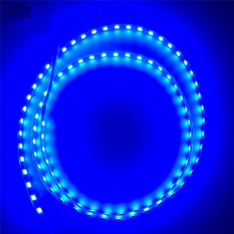 Đèn LED dải 90 cm SMD 3528 Băng linh hoạt Đèn dải băng Ray Đèn nội thất ô tô Đèn khí quyển 12V