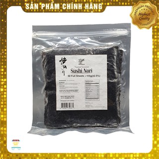 Rong biển cuộn cơm-gimbab yaki nori 50-100 lá ⚜️ freeship ⚜️ ⚜️túi zip⚜️ hiệu fresiweed hàn quốc