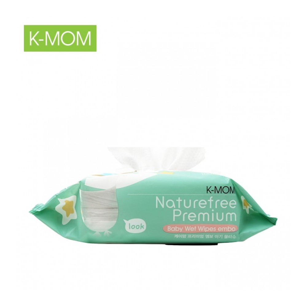 Khăn ướt cao cấp K-Mom Hàn Quốc vân nổi (100c)