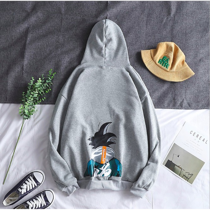 Áo hoodie nỉ nam in hình songoku cá tính phong cách street style hàn quốc cá tính TOP 1 BẢNG XẾP HẠNG 2020 đẹp và rẻ