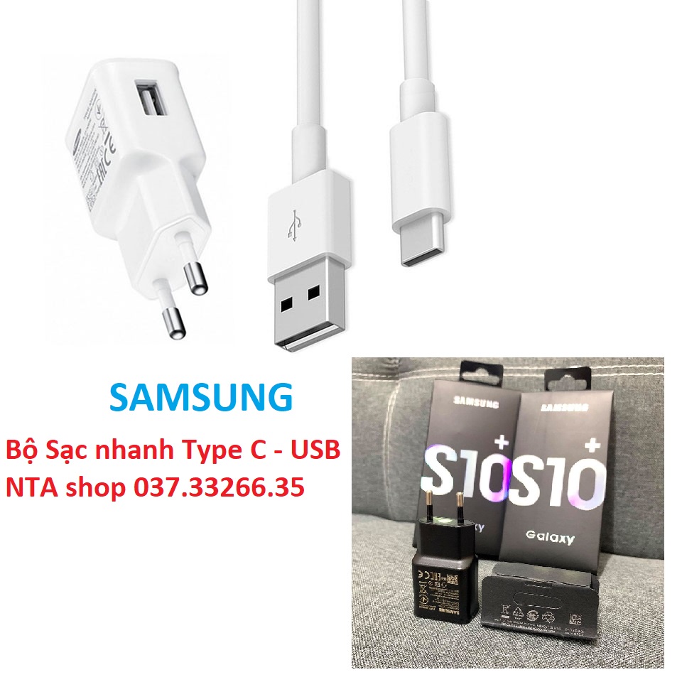 Bộ sạc nhanh SamSung 15w Type C - Usb chính hãng bóc hộp zin S10 S21 S22 A70 A71 A71 A73 A53 M33 M53 N9 N10 N20
