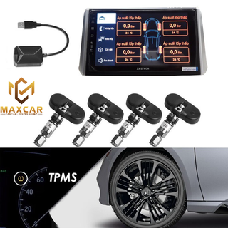 Bộ cảm biến áp suất lốp trong TPMS dùng cho ô tô màn hình DVD Android - TNS601 (Bảo hành 1 NĂM)