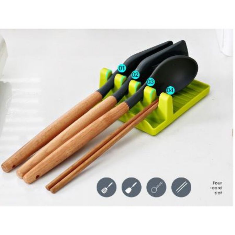 Khay Úp Vung Nồi , Gác Đũa Muỗng Khi Nấu Ăn Dụng Cụ Nhà Bếp