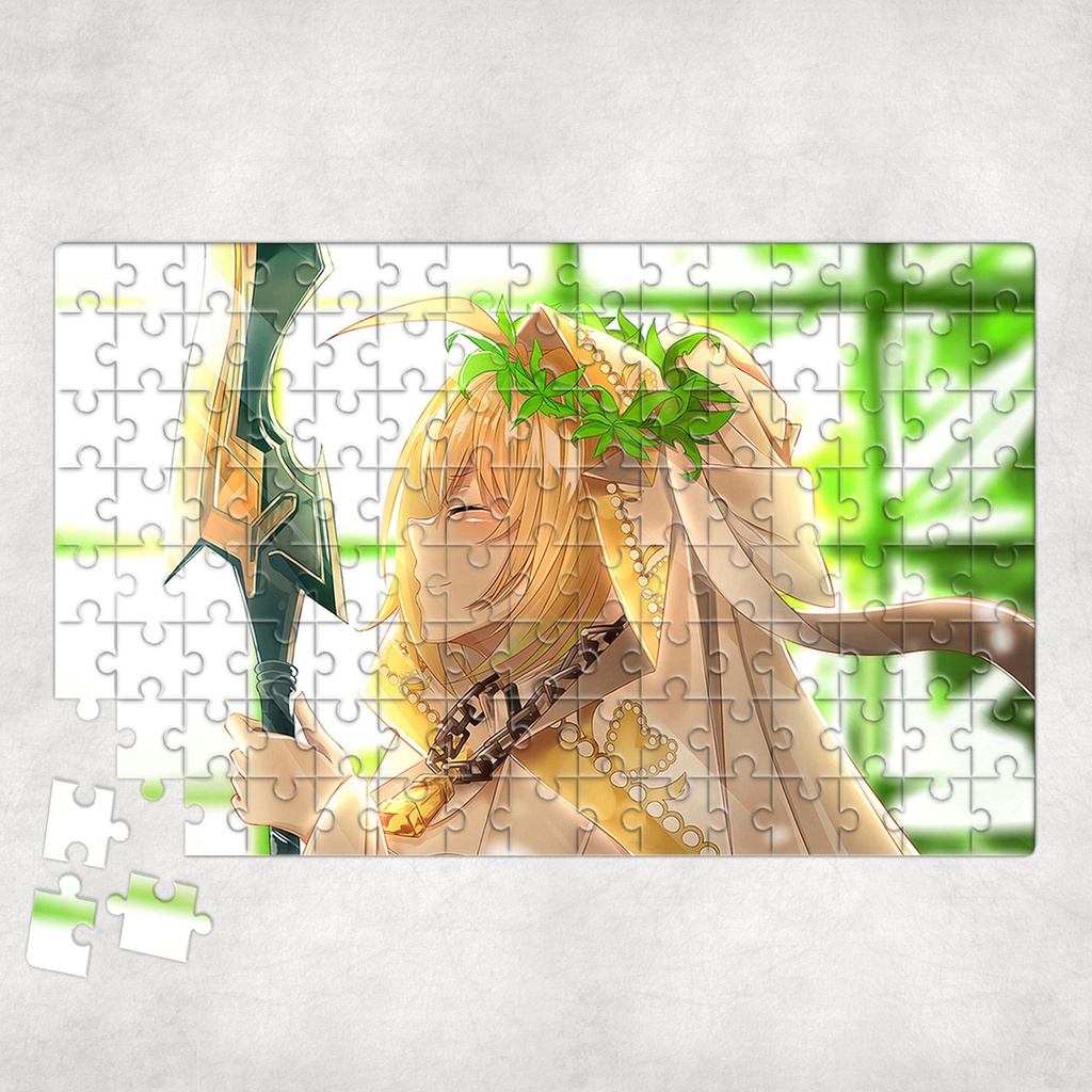 Tranh ghép hình A4, A5 Anime, xếp hình FATE EXTRA - Mẫu 1