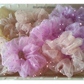 (ẢNH THẬT) SCRUNCHIES - DÂY CỘT TÓC VẢI VOAN TONE MÀU PASTEL